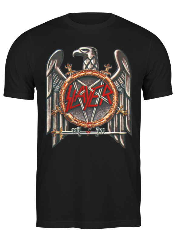 

Футболка мужская Printio Slayer черная L, Черный, Slayer