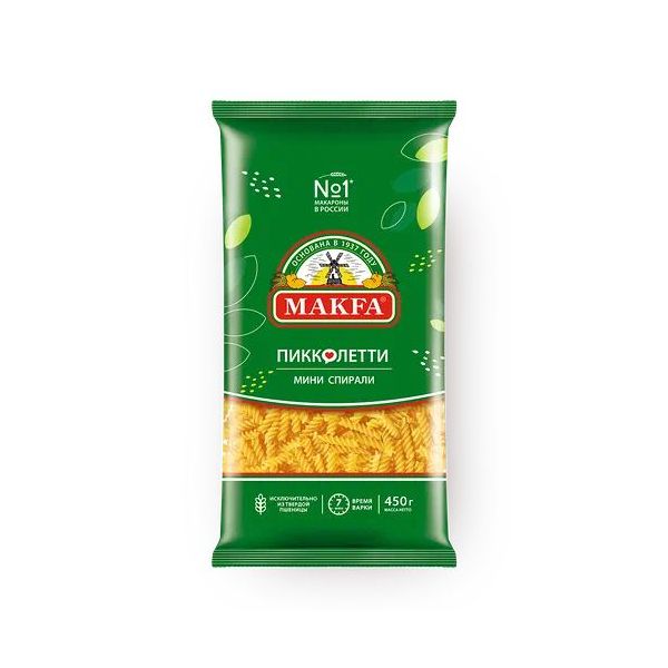 Макаронные изделия Makfa Пиколетти Спирали мини 450 г