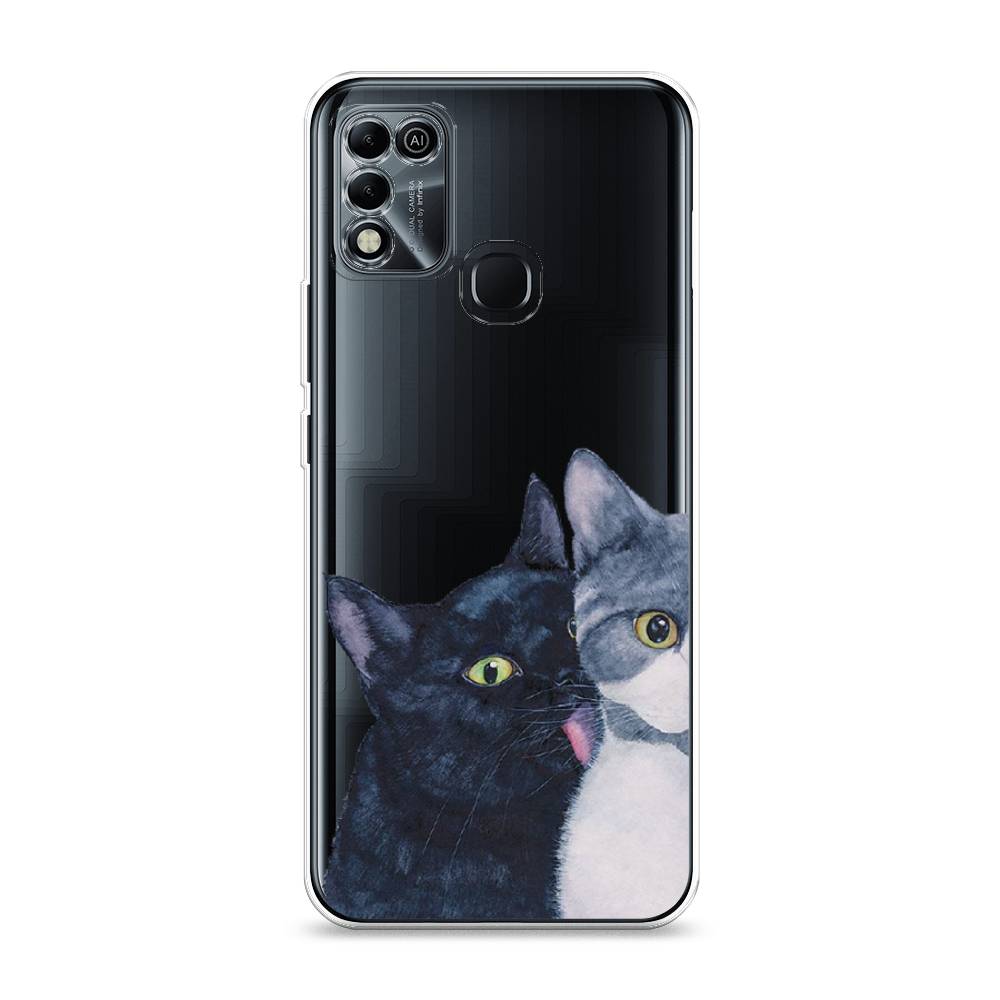 

Чехол Awog на Infinix HOT 11 Play "Кошачья любовь", Разноцветный, 3100850-1