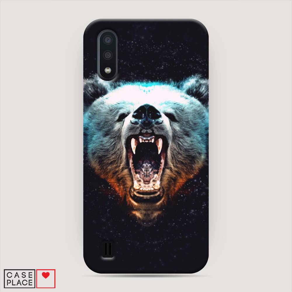 

Пластиковый чехол "Медведь" на Samsung Galaxy A01