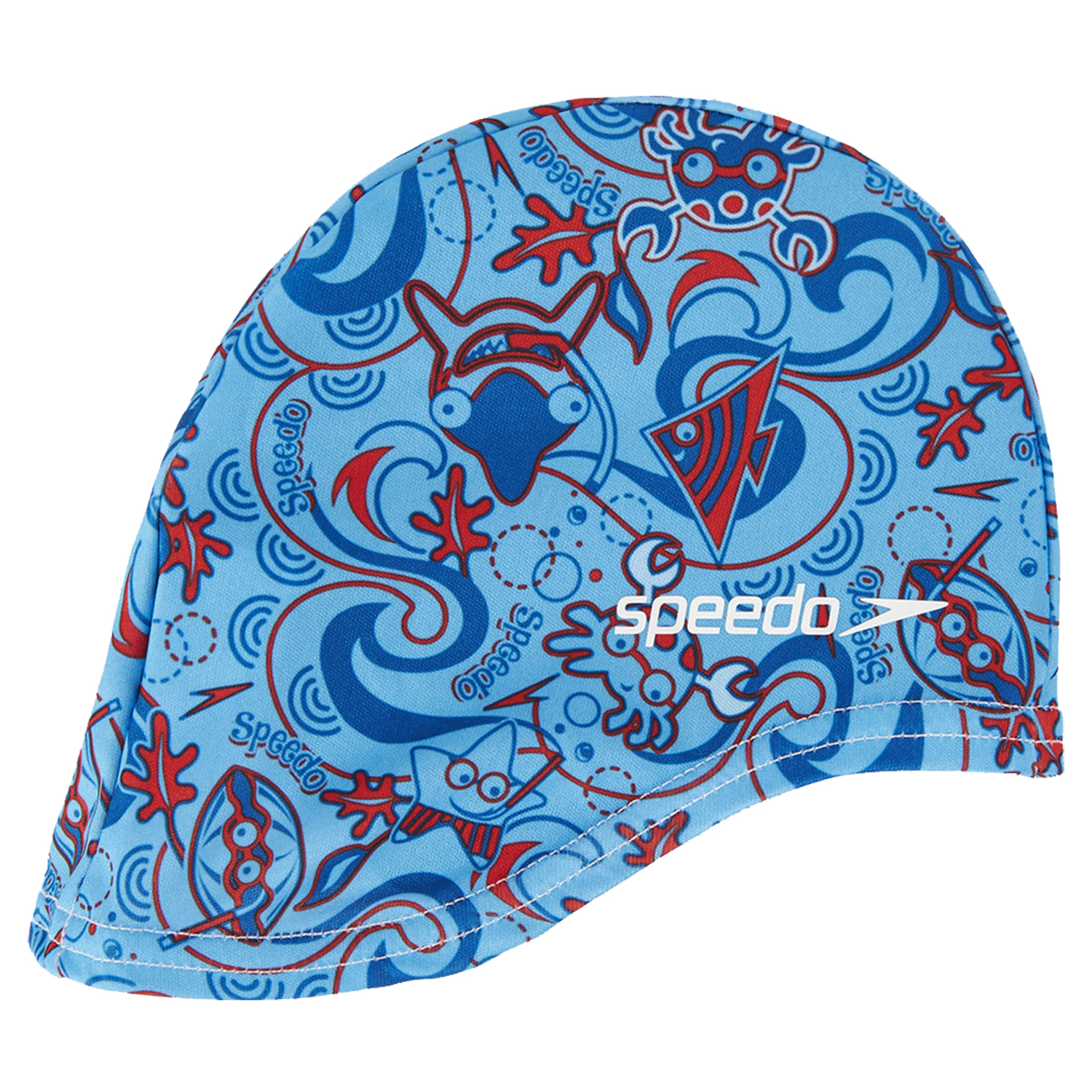 фото Шапочка для плавания speedo sea squad polyester cap jr blue