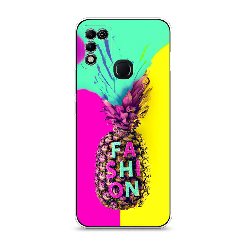 

Чехол Awog на Infinix HOT 11 Play "Кислотный ананас", Разноцветный, 3100850-10