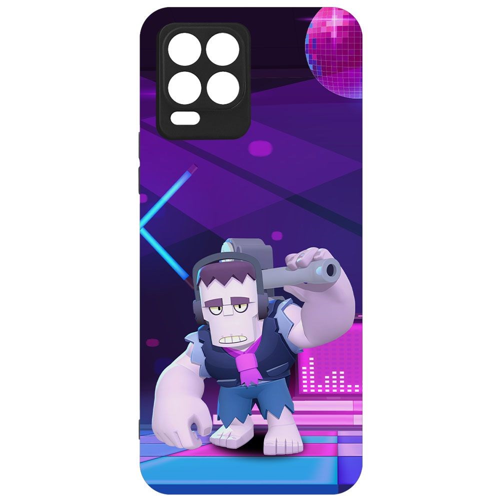 

Чехол-накладка Krutoff Софт Кейс Brawl Stars - Фрэнк для Realme 8/8 Pro 4G черный