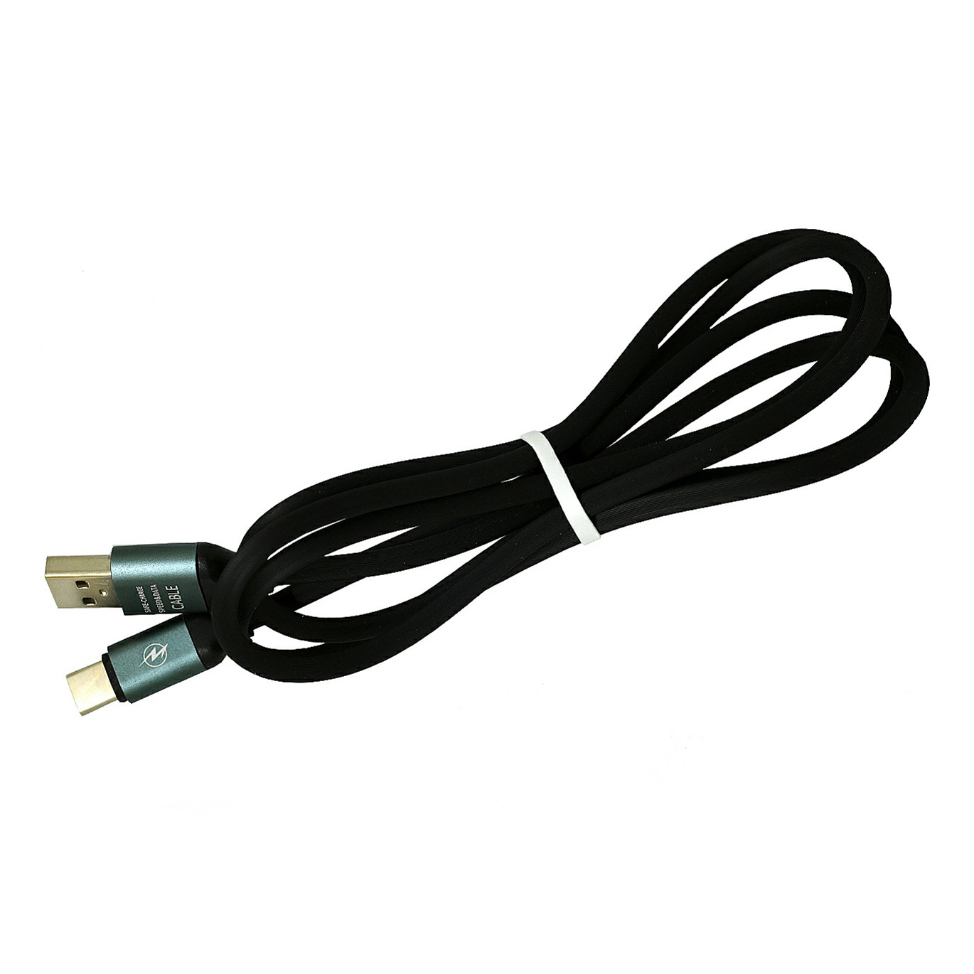 Кабель для зарядки и передачи данных Mobylos USB Type-C черный 12 м