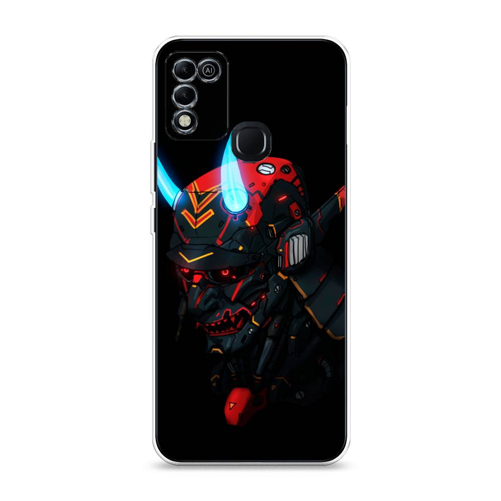 

Чехол Awog на Infinix HOT 11 Play "Неоновый самурай", Разноцветный, 3100850-6