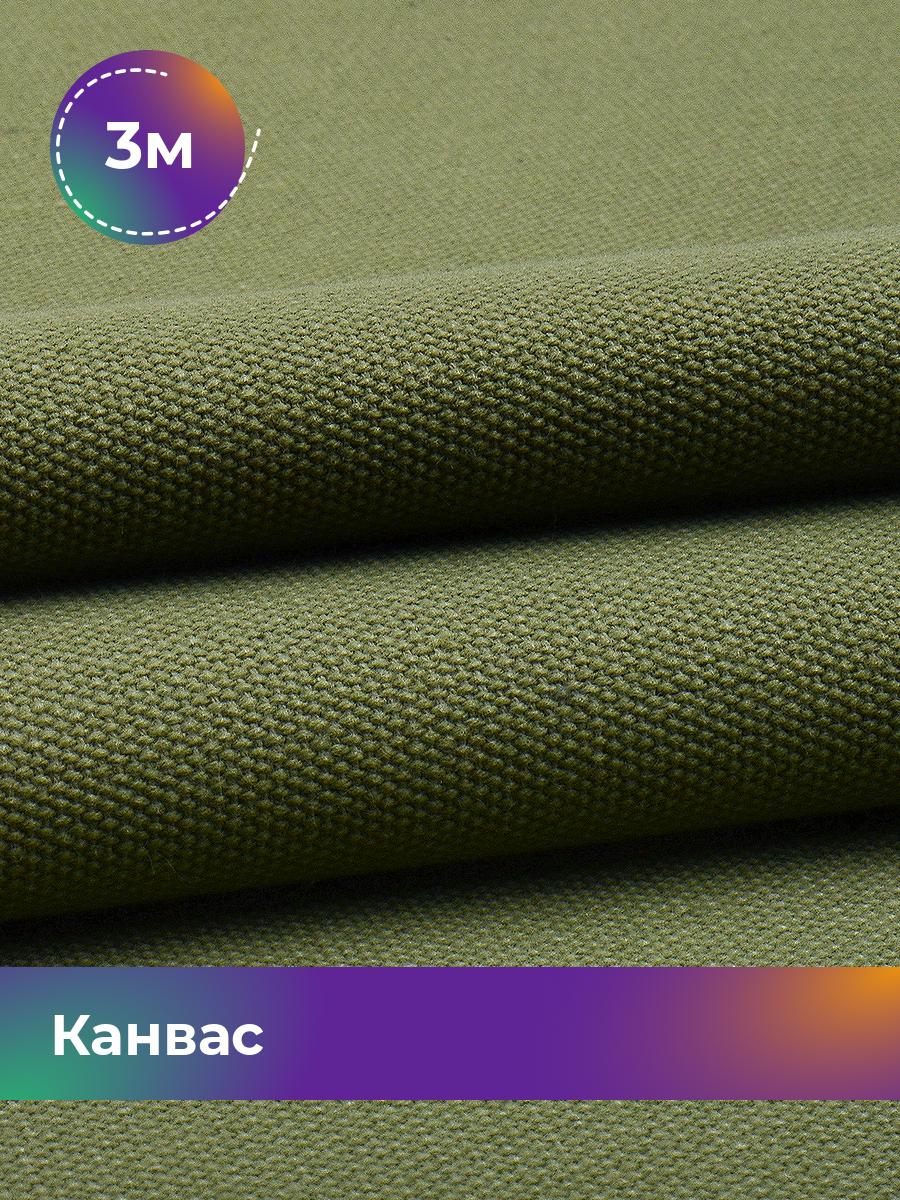 

Ткань Канвас Pollysoft, хаки, отрез 3 м х 162 см, Зеленый, 18071324