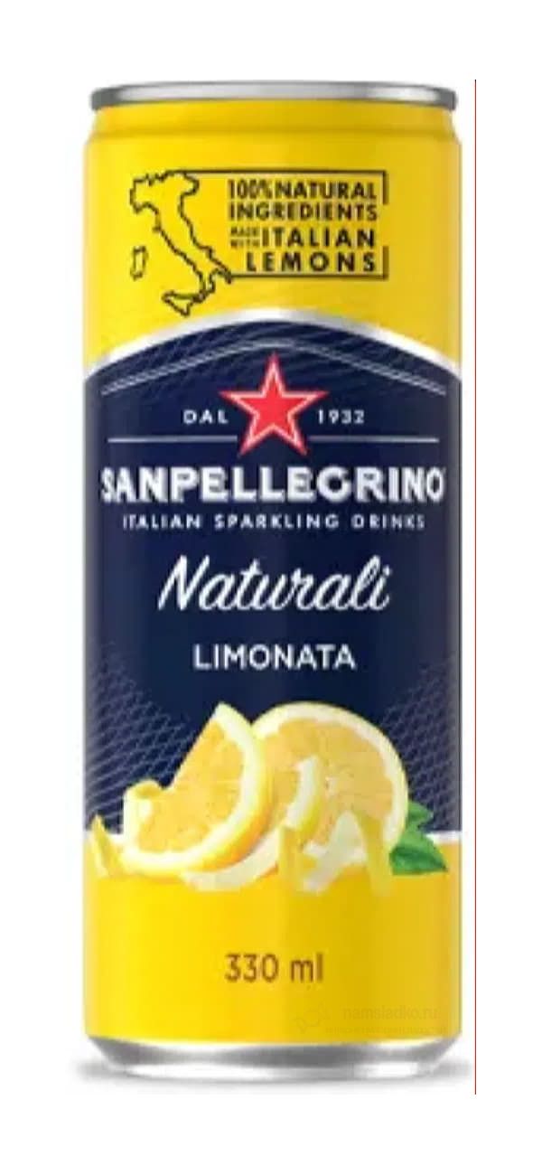 Газированный напиток Sanpellegrino Limonata 330 мл 185₽