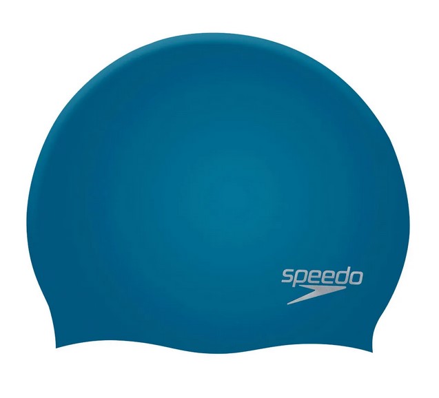 фото Шапочка для плавания speedo plain molded silicone cap blue