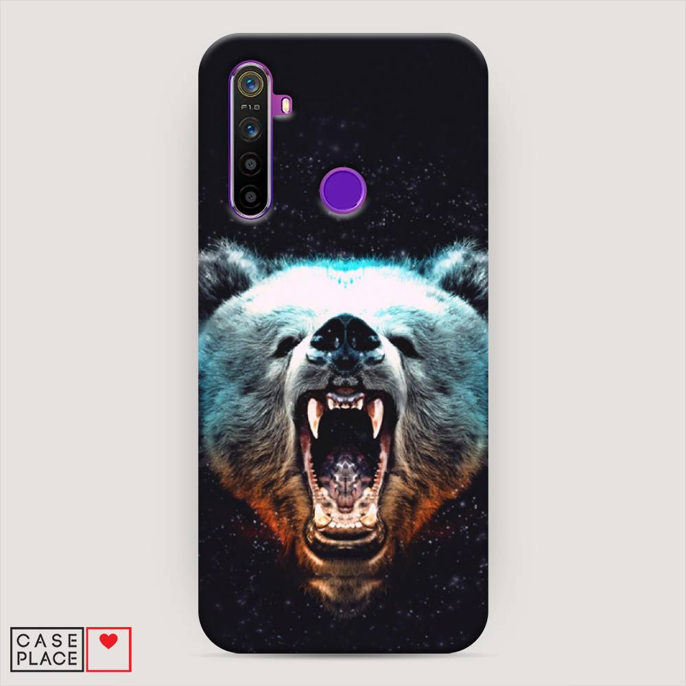 

Пластиковый чехол "Медведь" на Realme 5, 251520-1