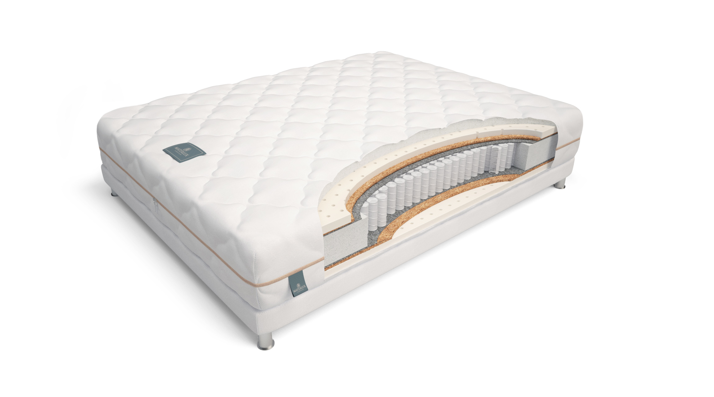 

Матрас Materlux Elite 140х190, Белый, Elite