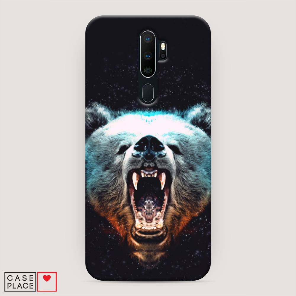 

Пластиковый чехол "Медведь" на Oppo A9 (2020), 251920-1
