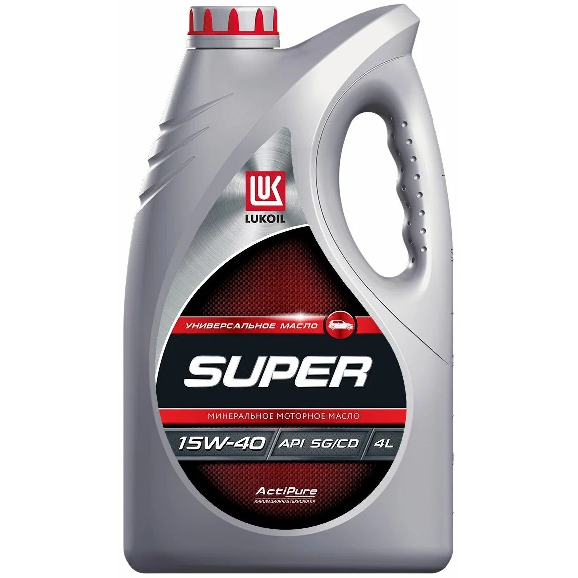 

Моторное масло Lukoil минеральное супер 15W40 SGCD 4л