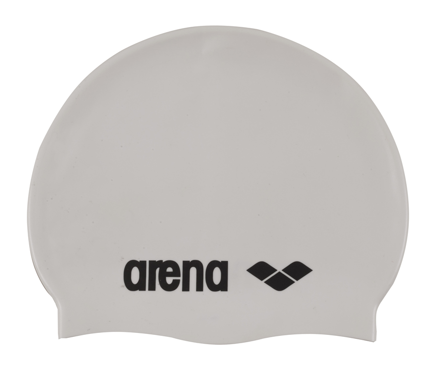 фото Шапочка для плавания arena classic silicone white/black