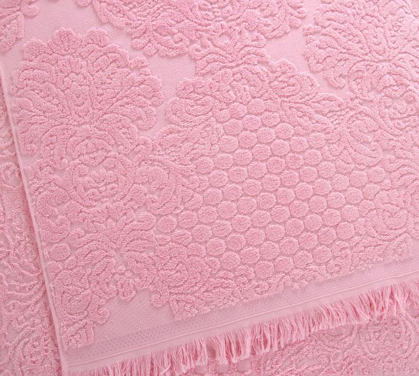 Полотенце Махровое Монако розовый 100х150 плотность 500 г/м2