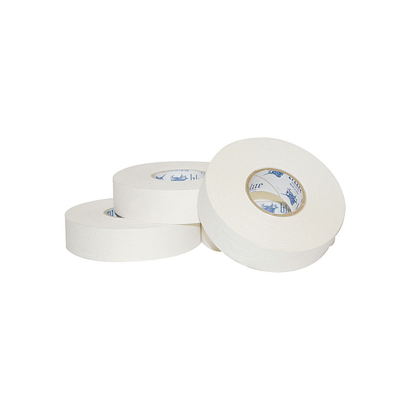 Лента хоккейная Blue Sport Tape Coton White арт.601307  (24мм x 25м) белая