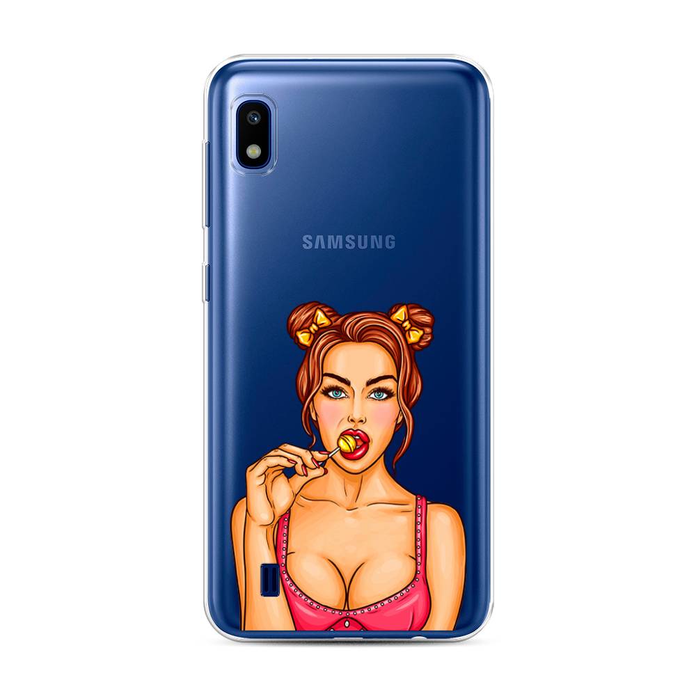 

Чехол Awog на Samsung Galaxy A10 "Вкусный леденец", Разноцветный