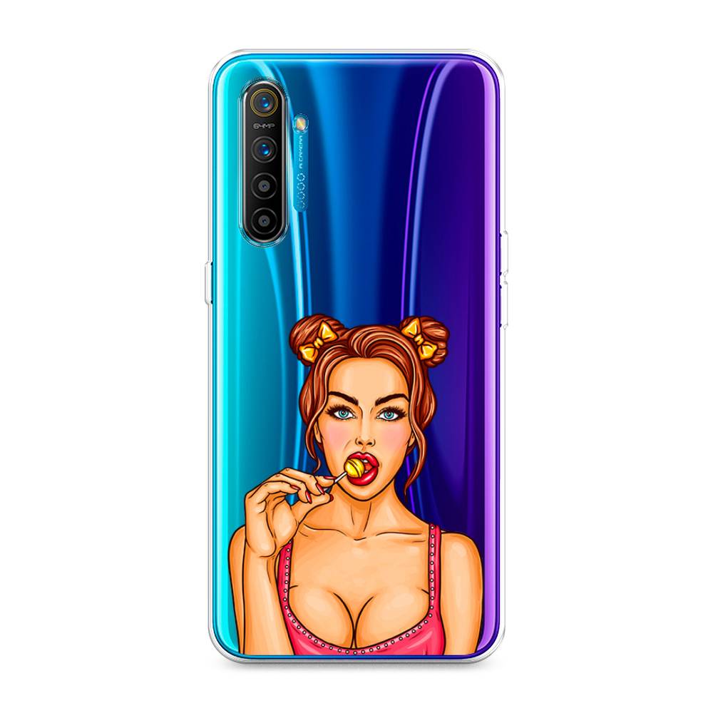 

Чехол Awog на Realme XT "Вкусный леденец", Разноцветный