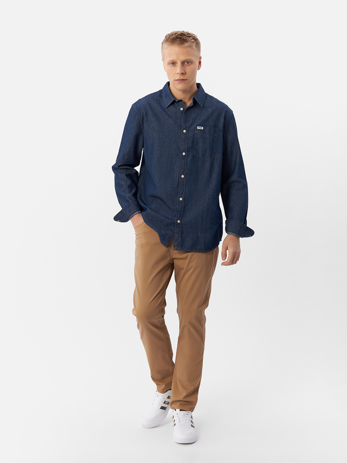 

Джинсы мужские Wrangler W18SEAC20 бежевые 29/32, Бежевый, W18SEAC20