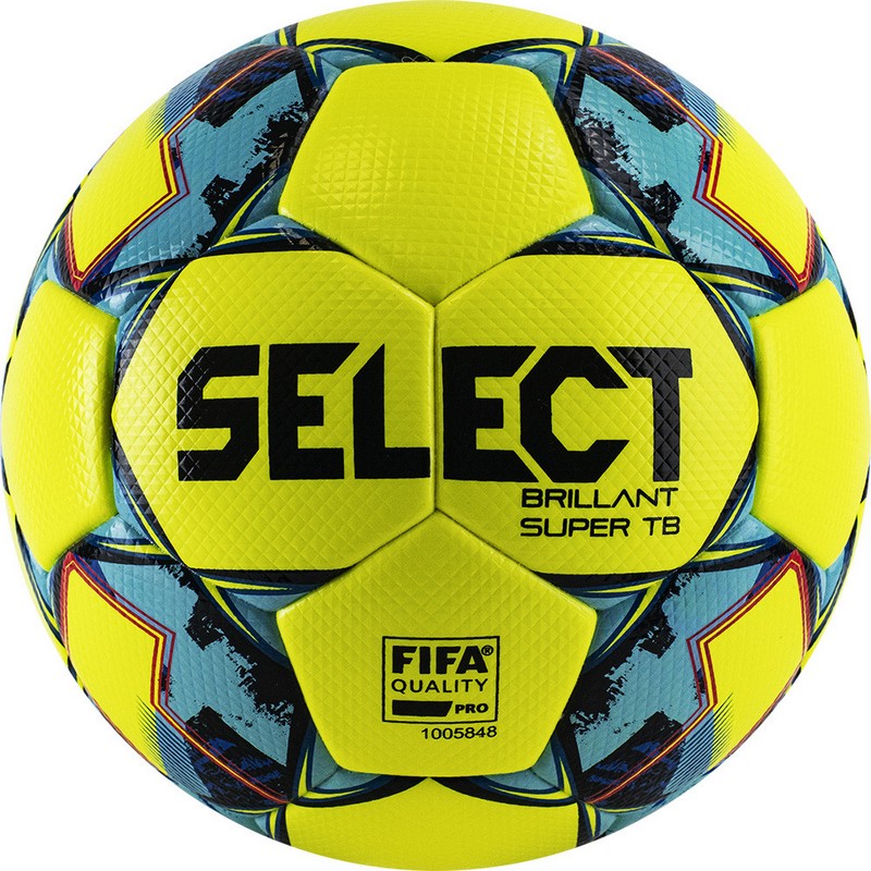 фото Мяч футбольный select brillant super fifa tb yellow арт. 810316-152 р.5