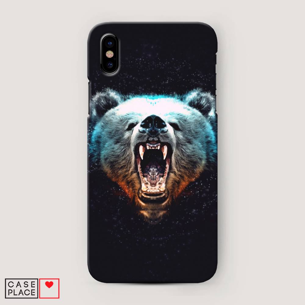 

Пластиковый чехол "Медведь" на Apple iPhone XS Max (10S Max), 11920-1