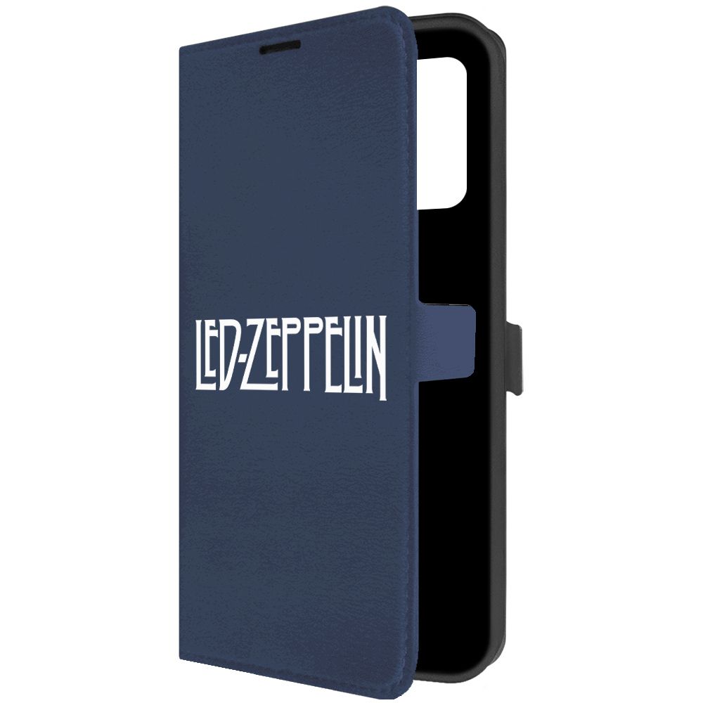 

Чехол-книжка Krutoff Eco Book для Realme C35 Led Zeppelin синий
