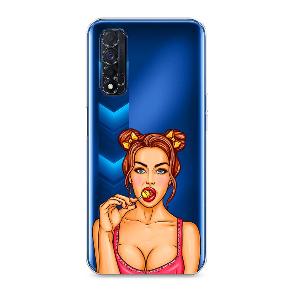 

Чехол Awog на Realme Narzo 30 4G "Вкусный леденец", Разноцветный