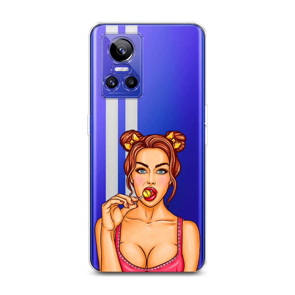 

Чехол Awog на Realme GT Neo 3 "Вкусный леденец", Разноцветный