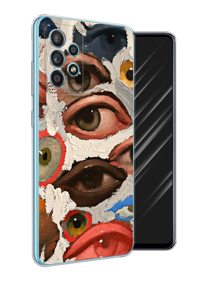 

Чехол Awog на Samsung Galaxy A52s / Самсунг A52s "Глаза масляная живопись", Разноцветный, 2106550-7