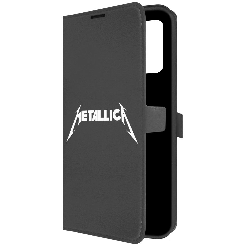 

Чехол-книжка Krutoff Eco Book для Realme C35 Metallica черный