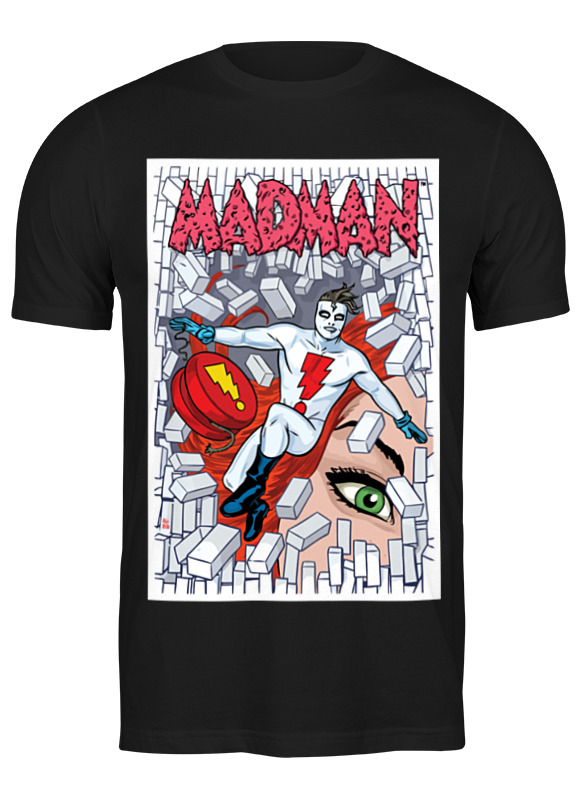 

Футболка мужская Printio Madman черная M, Черный, Madman