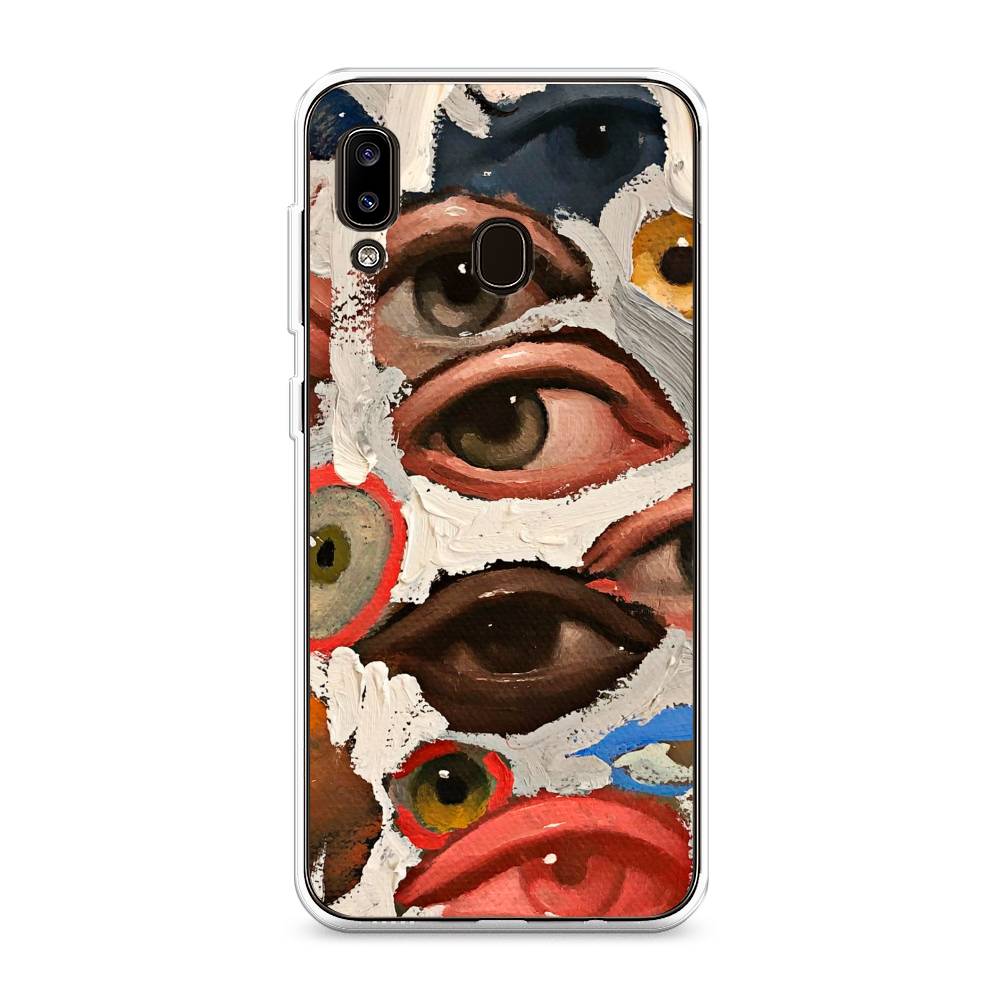 

Чехол Awog на Samsung Galaxy A20/A30 "Глаза масляная живопись", Разноцветный, 27650-7