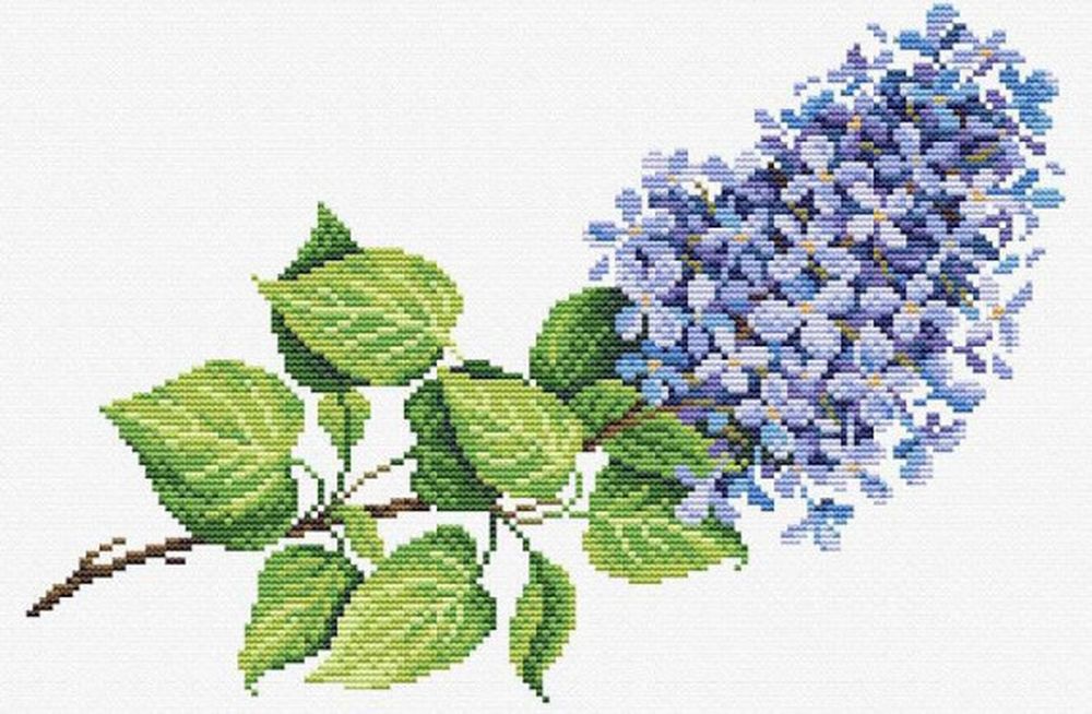 

Рисунок на ткани «Ароматная сирень»