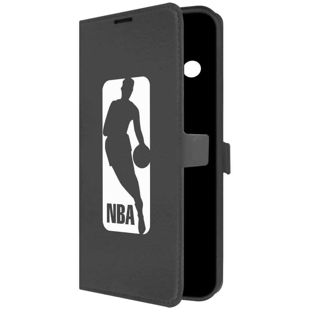 

Чехол-книжка Krutoff Eco Book для Realme 11 Pro+ NBA (НБА) (черный)