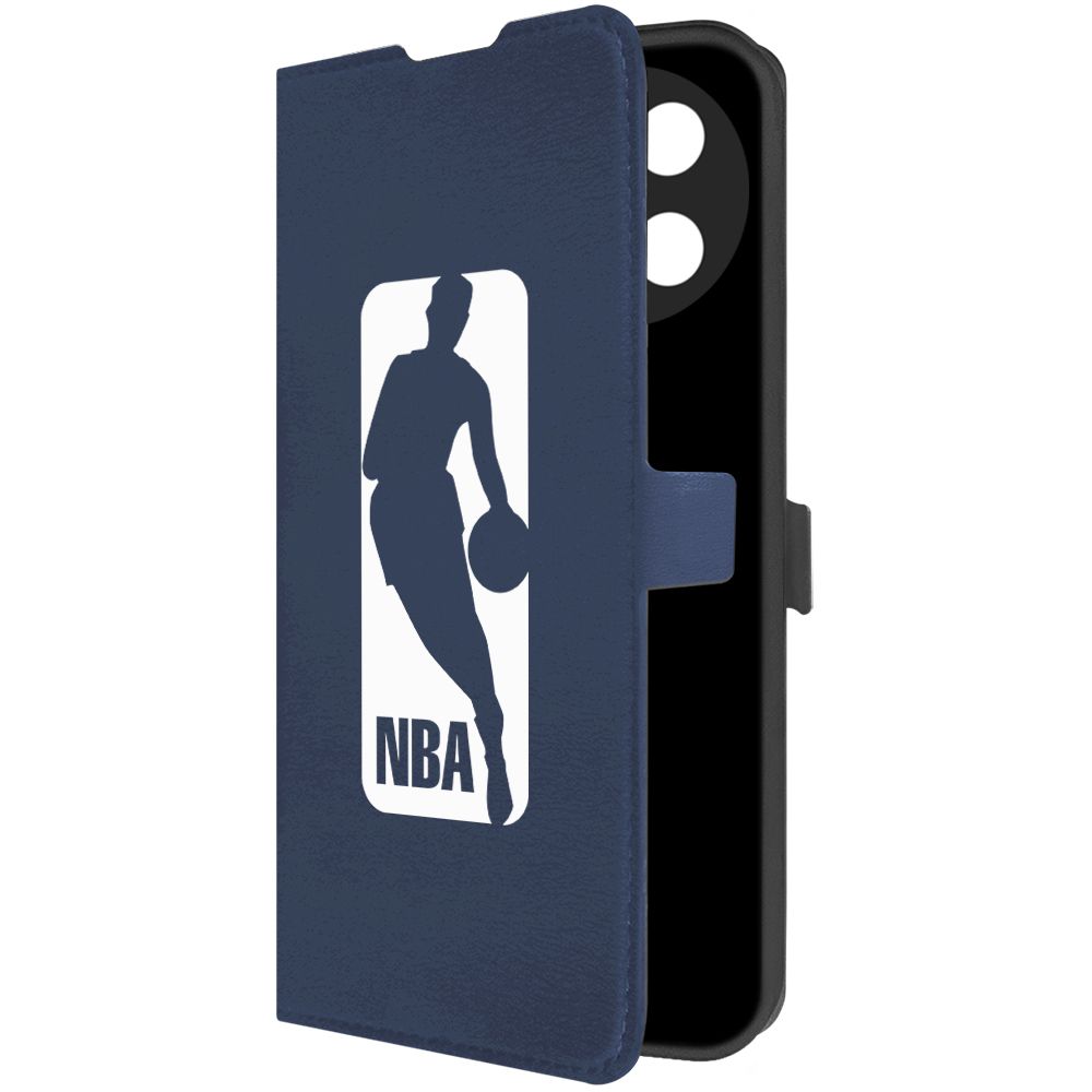 

Чехол-книжка Krutoff Eco Book для Realme 11 4G NBA синий