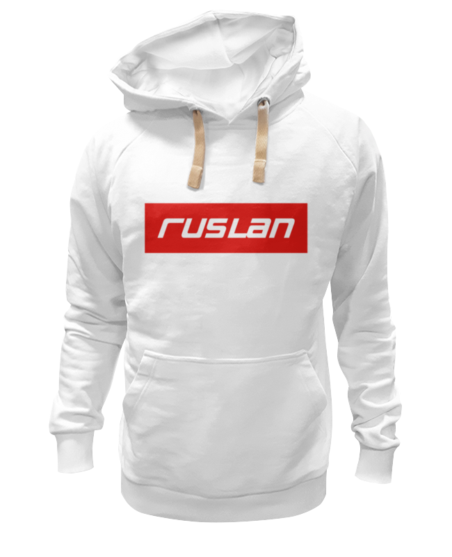 

Худи унисекс Printio Ruslan белое XL, Белый, Ruslan