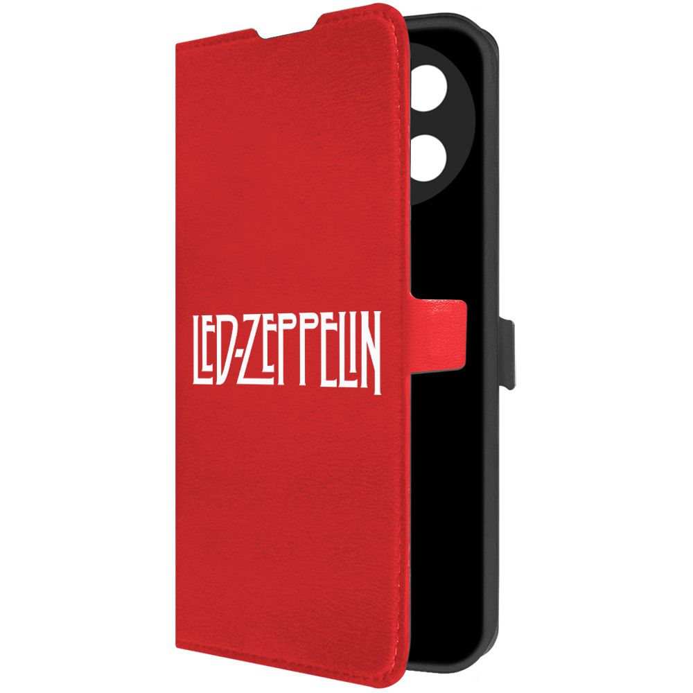 

Чехол-книжка Krutoff Eco Book для Realme 11 4G Led Zeppelin красный