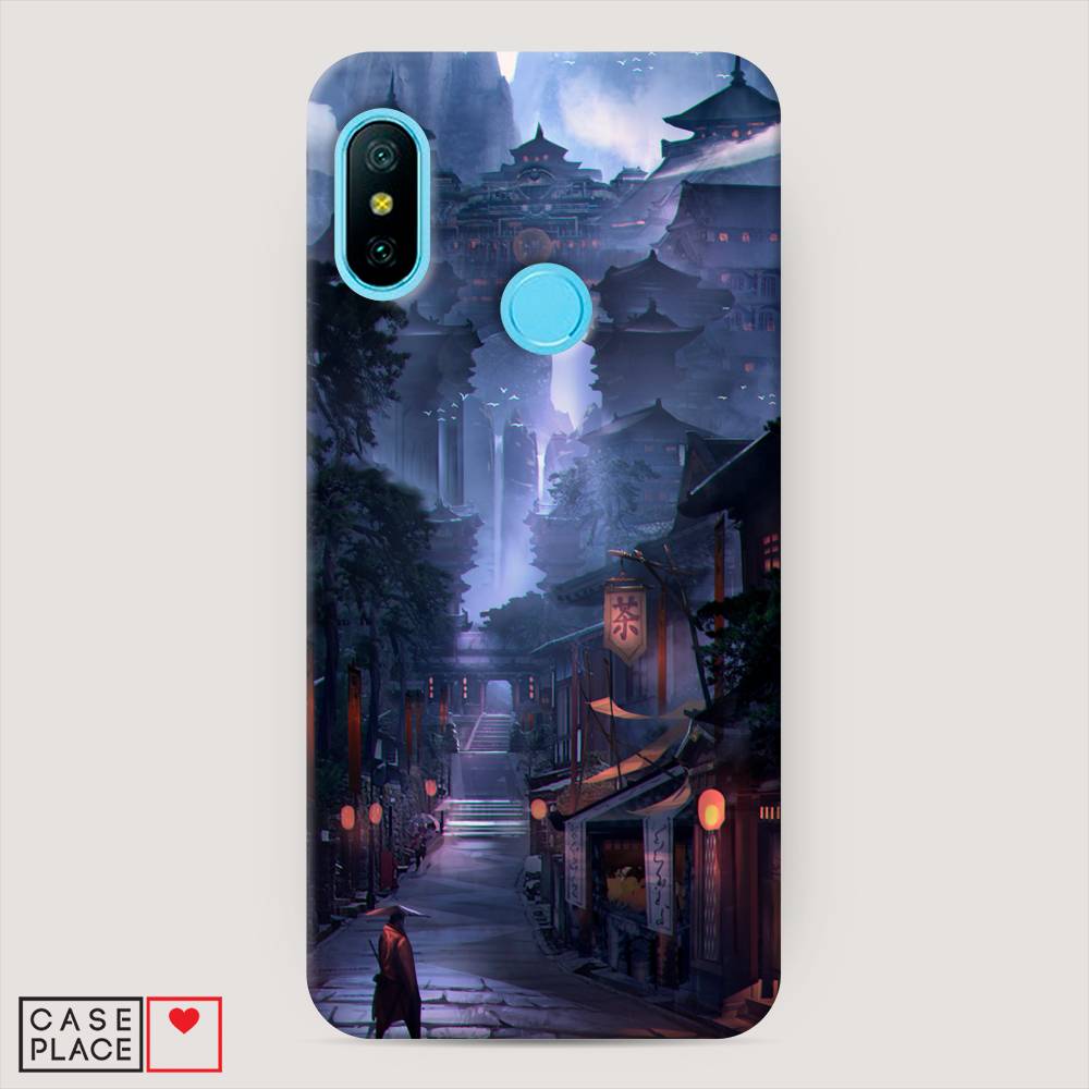 

Пластиковый чехол "Одинокий самурай" на Xiaomi Redmi 6 Pro, 34020-7