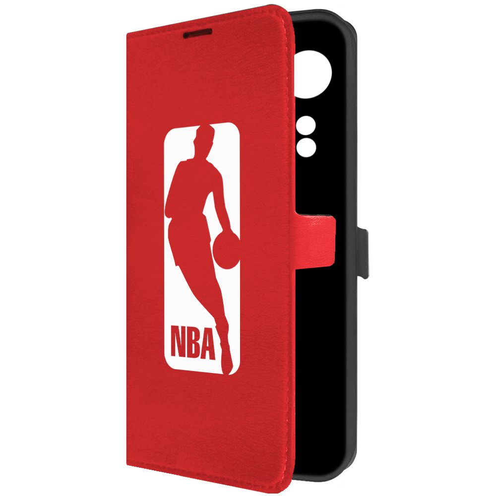 

Чехол-книжка Krutoff Eco Book для Oppo A78 4G NBA (НБА) (красный)