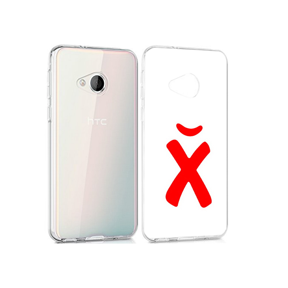 

Чехол MyPads Tocco для HTC U Play абстракция буква х, Прозрачный, Tocco