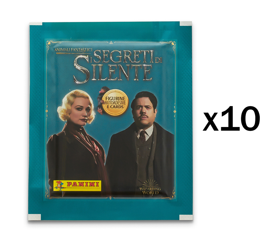 

10 пакетиков наклеек фантастические твари: тайны дамблдора от panini