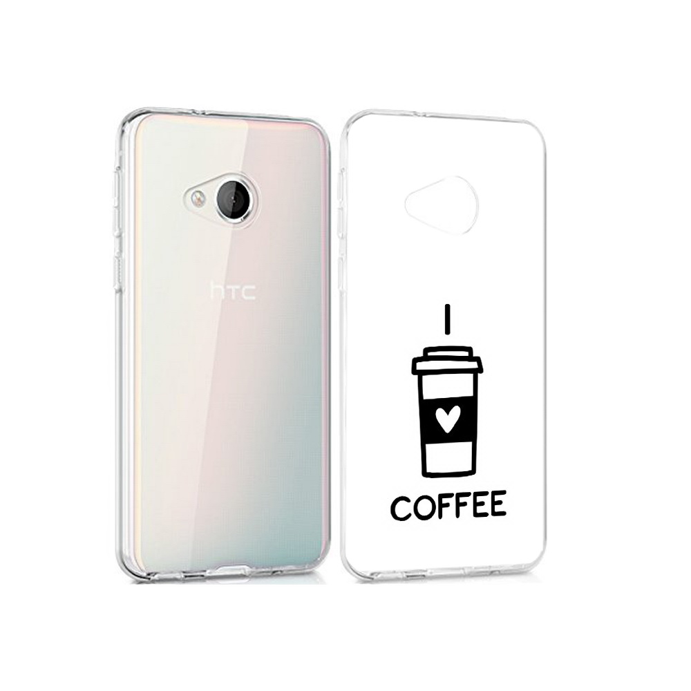 

Чехол MyPads Tocco для HTC U Play Я люблю кофе, Прозрачный, Tocco