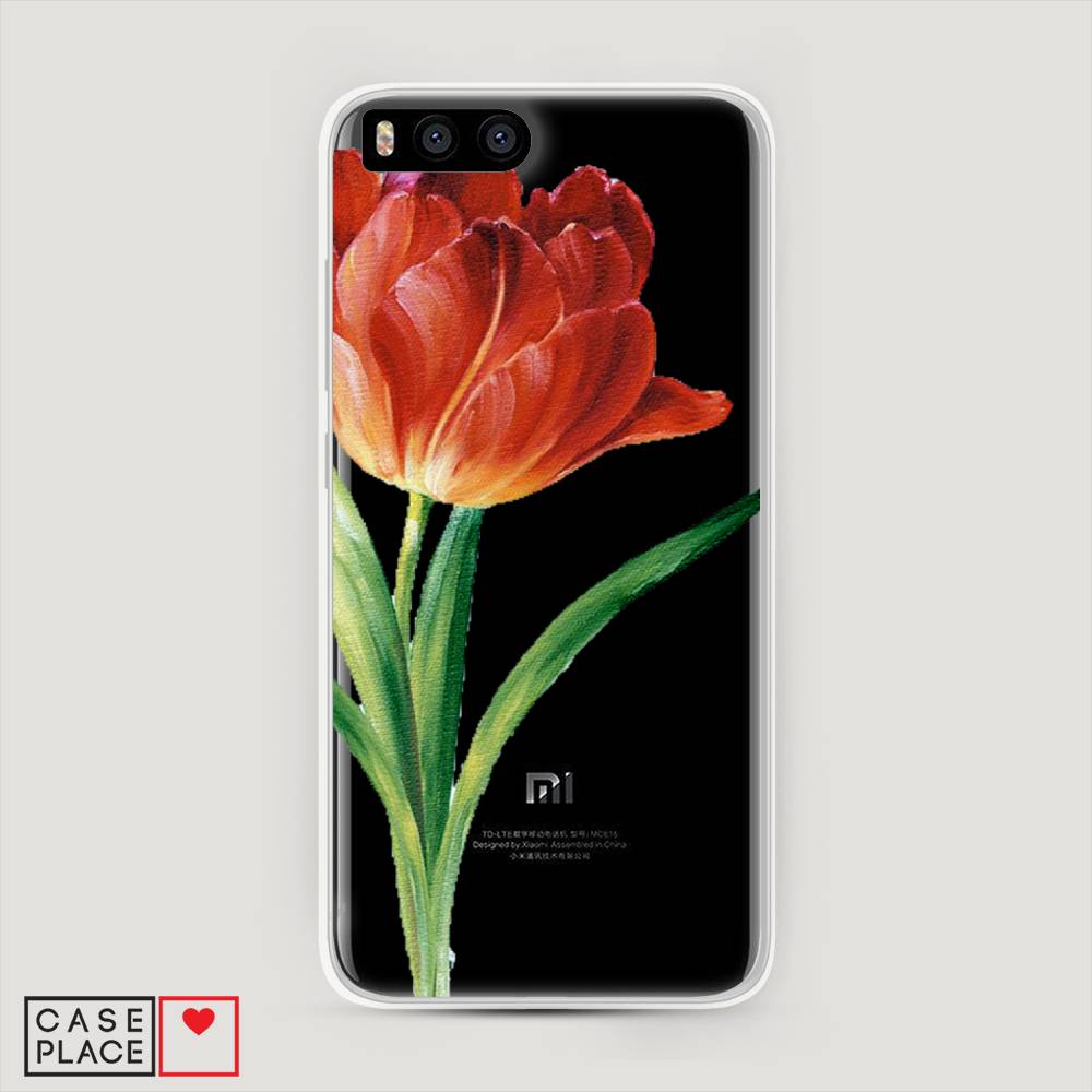 

Пластиковый чехол "Красный тюльпан" на Xiaomi Mi6