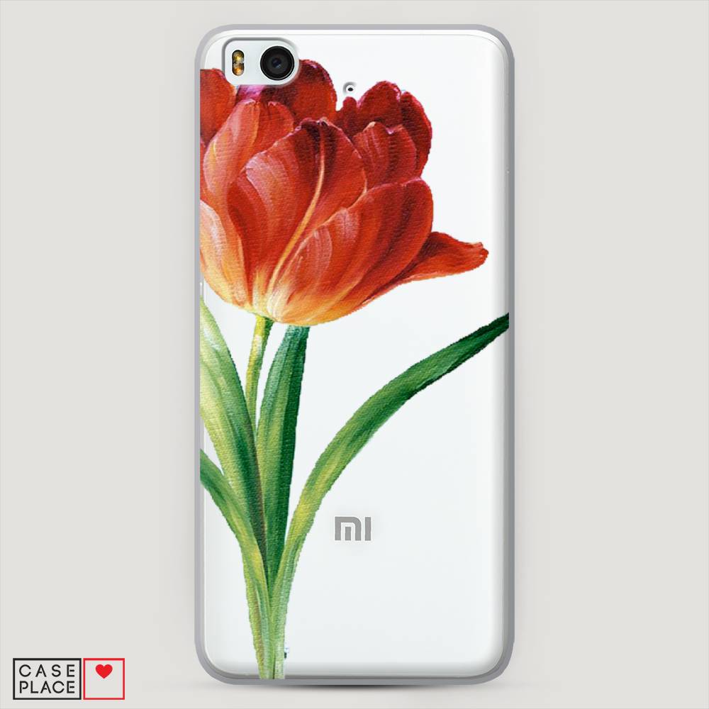 

Пластиковый чехол "Красный тюльпан" на Xiaomi Mi5S