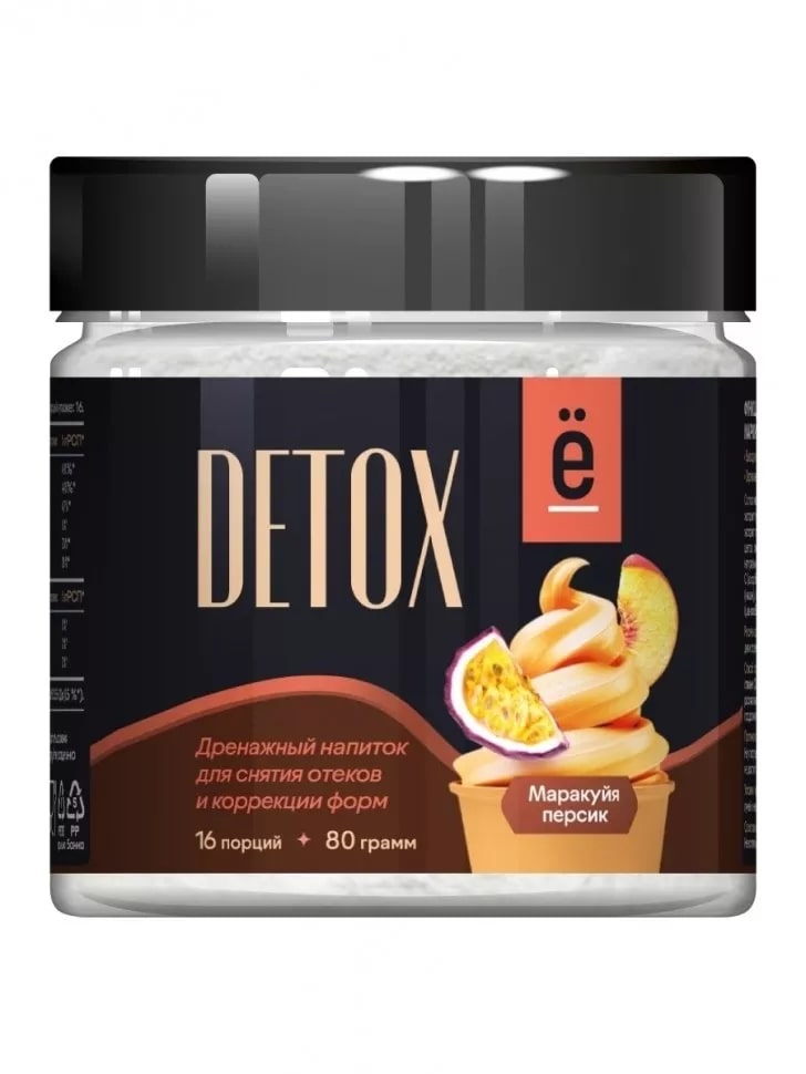 

Ё|батон Detox 80 г Маракуйя-персик