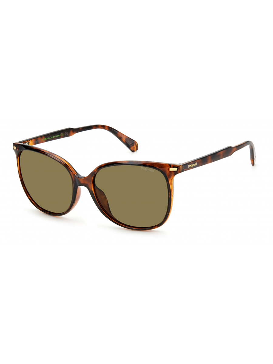 Солнцезащитные очки женские Polaroid PLD 4125/G/S коричневые