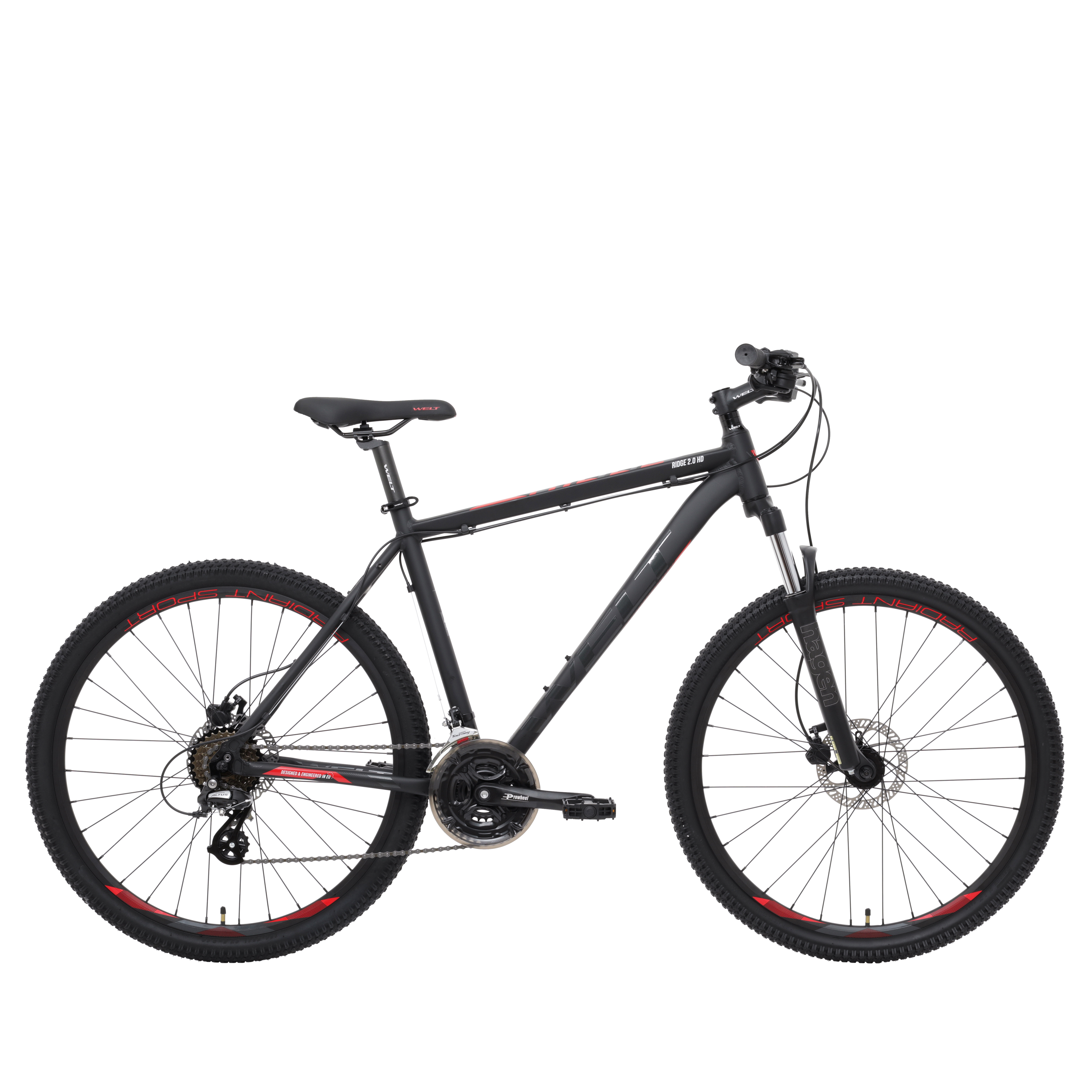 

Велосипед Welt Ridge 2.0 HD 2023 18" matt black, Черный, Ridge 2.0 HD