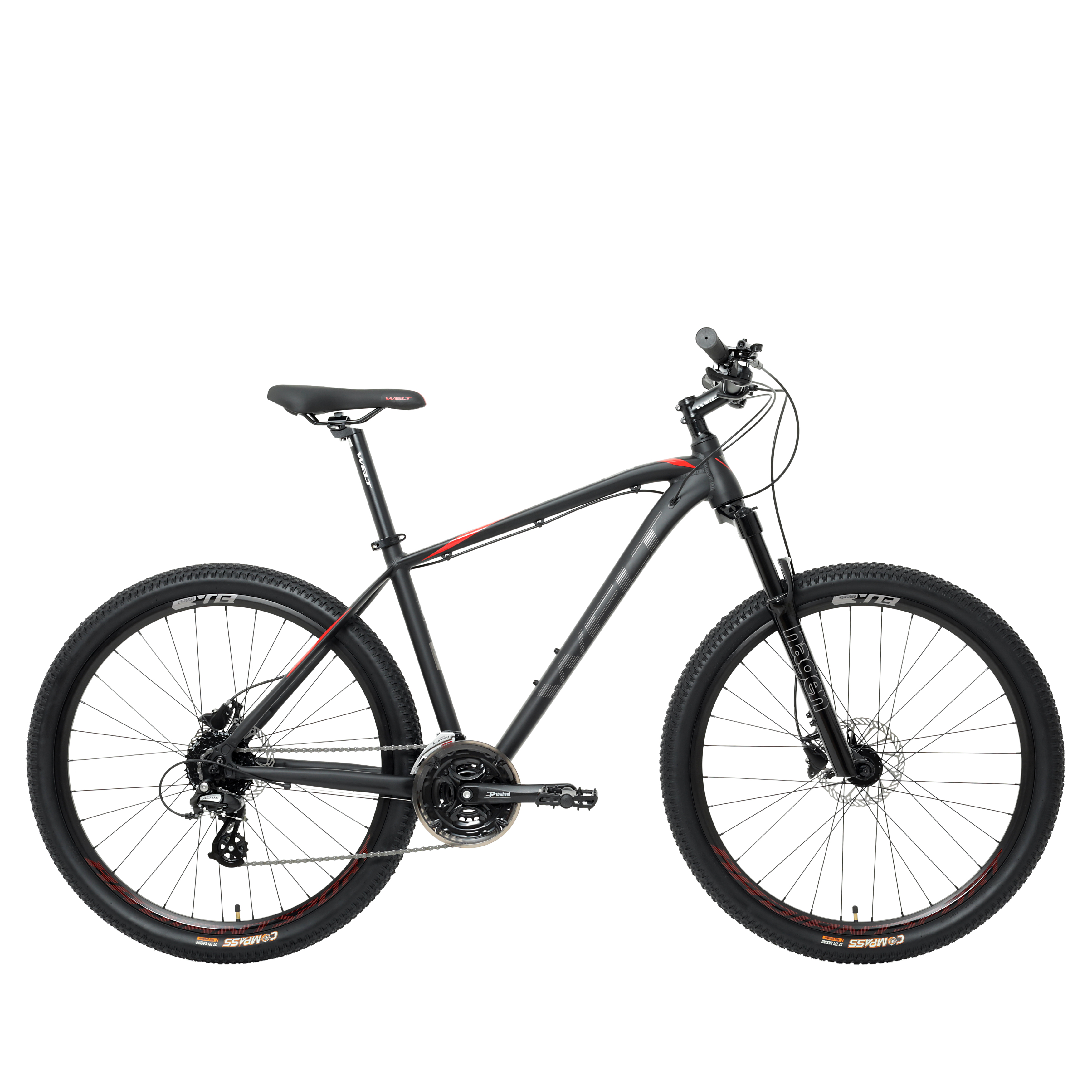 

Велосипед Welt Raven 2.0 Hd 27 2023 Matt Black (Дюйм:16), Raven 2.0 Hd 27