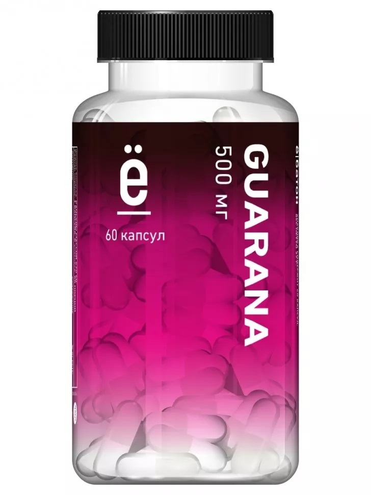 

ебатон Guarana 500 mg 90 капсул
