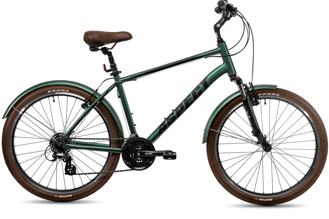Велосипед Aspect Weekend 2023 Зелено-Черный (Дюйм:18)