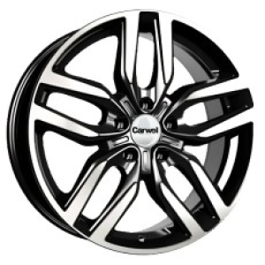 

Колесный диск Carwel Нарбус 211 7.5x18/5x112 D66.6 ET37, Черный;серебристый
